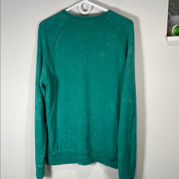 ATM Anthony Thomas Melillo Green Crewneck Sweater with Graphic Print - Picture 7 of 8